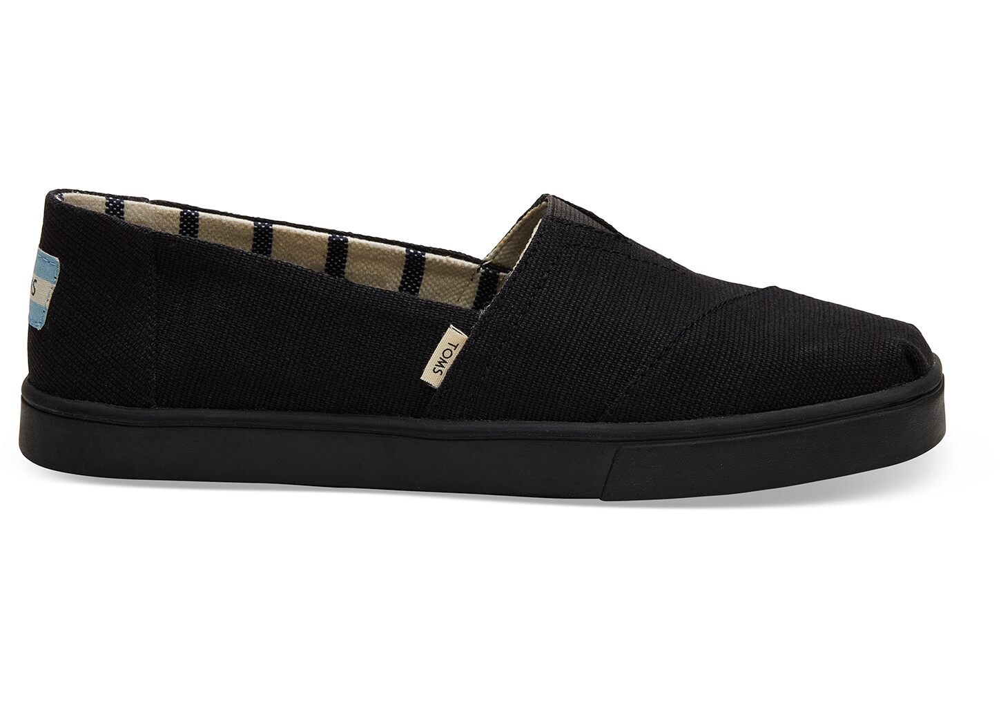 Toms Venice Heritage Canvas Cupsole - Womens Alpargata Espadrilles - Black - NZ - 357046WES